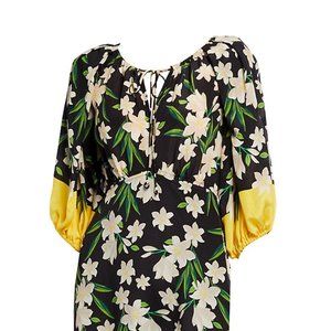 Kobi Halperin Briley Floral Silk Dress